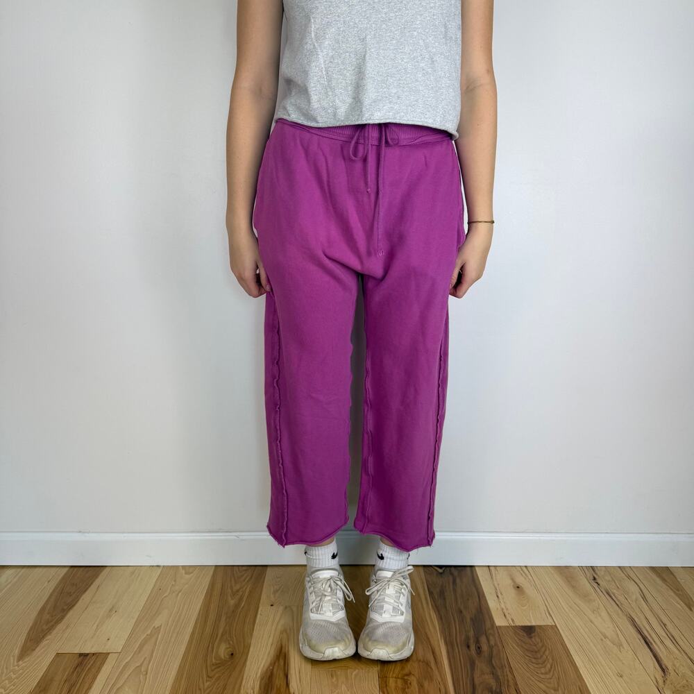 Free People Movement Cool Factor Cropped Jogger Pants Straight Leg Small